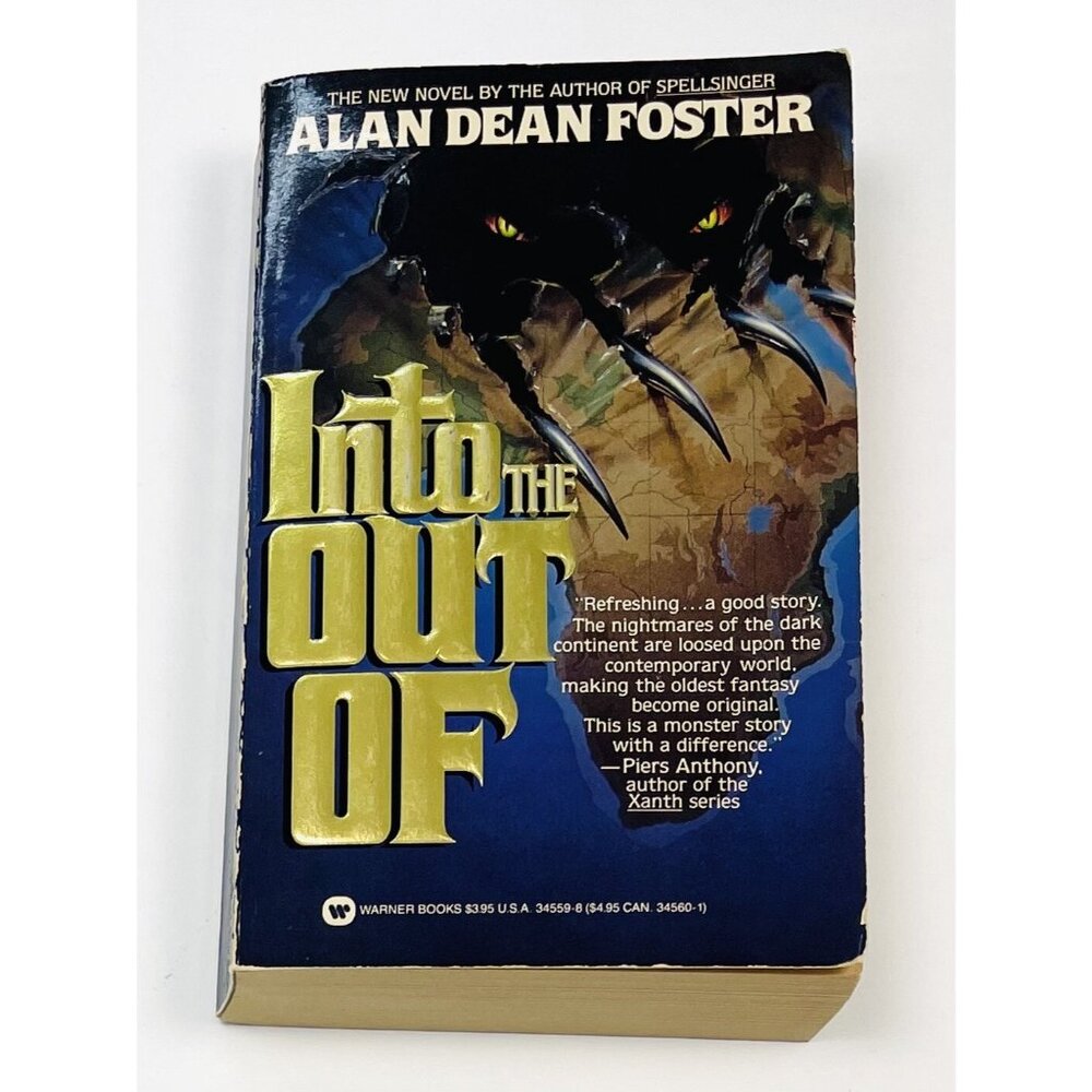 Into the Out Of by Alan Foster (1987, Mass Market, Paperback) VTG Horror Sci-Fi
